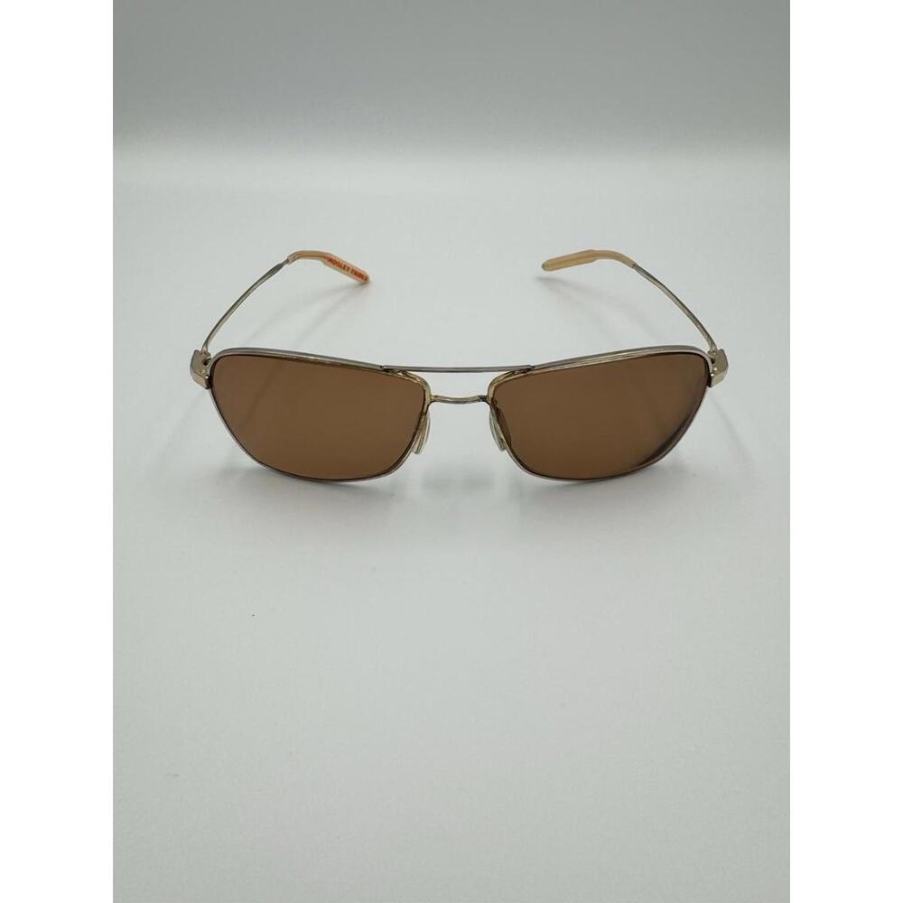 Mosley Tribes Gold Enforcer Aviator Sunglasses w/ Prescription - See Photos Cond